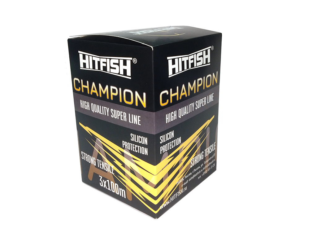 картинка Монофильная леска HITFISH Champion 100 m от производителя Hitfish