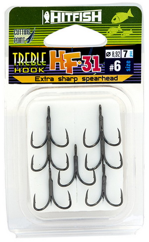 картинка Treble hook HITFISH HF-31 от производителя Hitfish