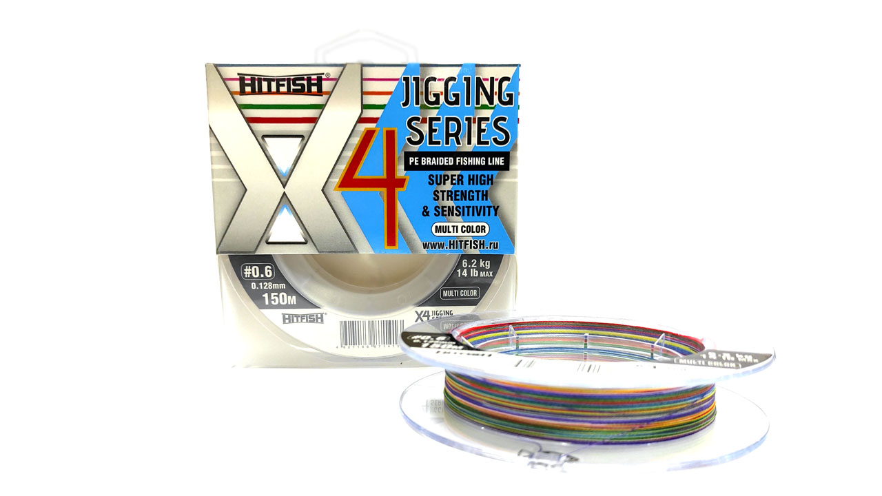 картинка Плетеный шнур HITFISH X4 Jigging Series (Multi color) 150m от производителя Hitfish