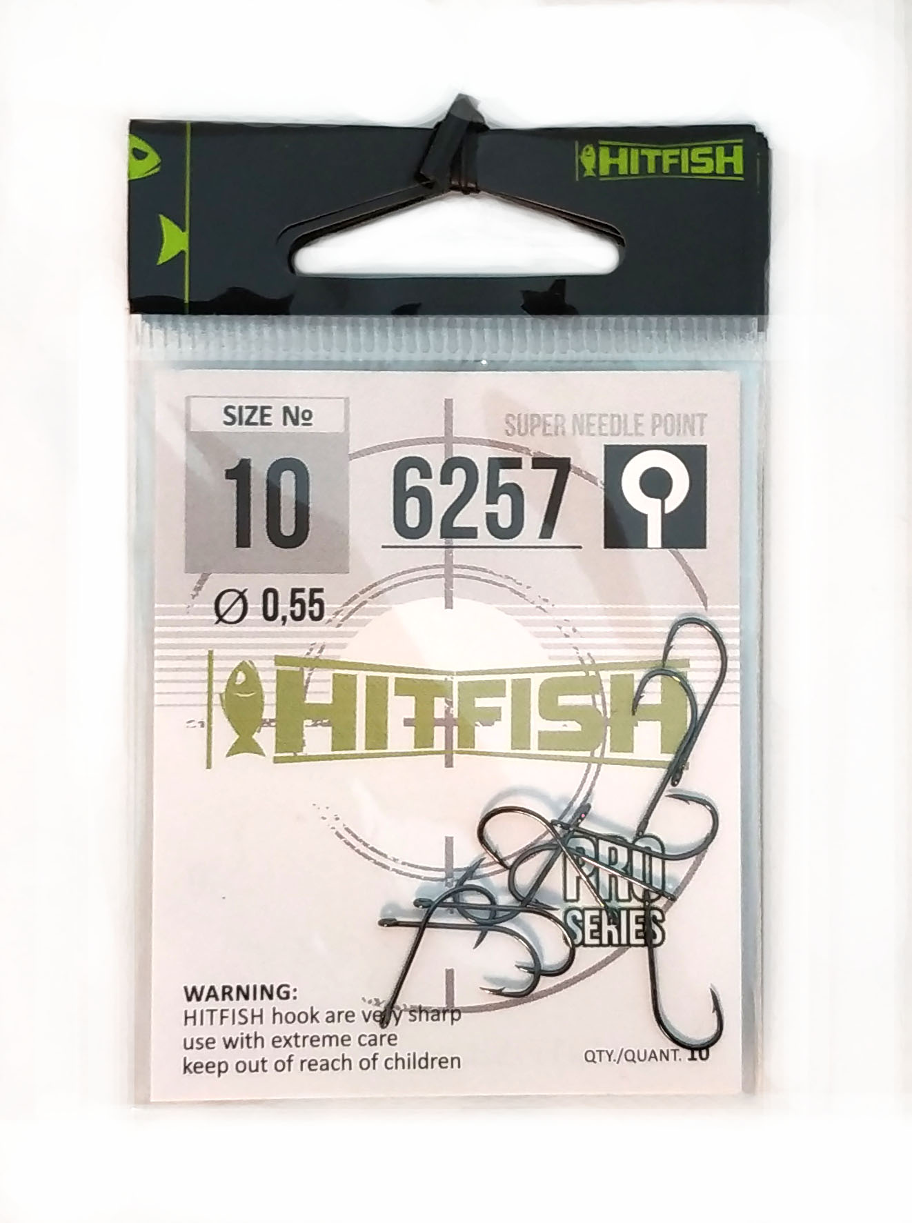 картинка Одинарный крючок HITFISH 6257 от производителя Hitfish