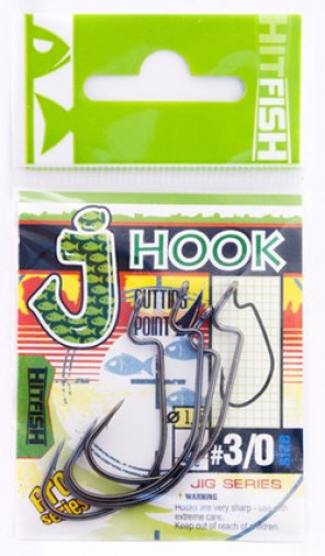 картинка HITFISH J-Hook - offset hook от производителя Hitfish