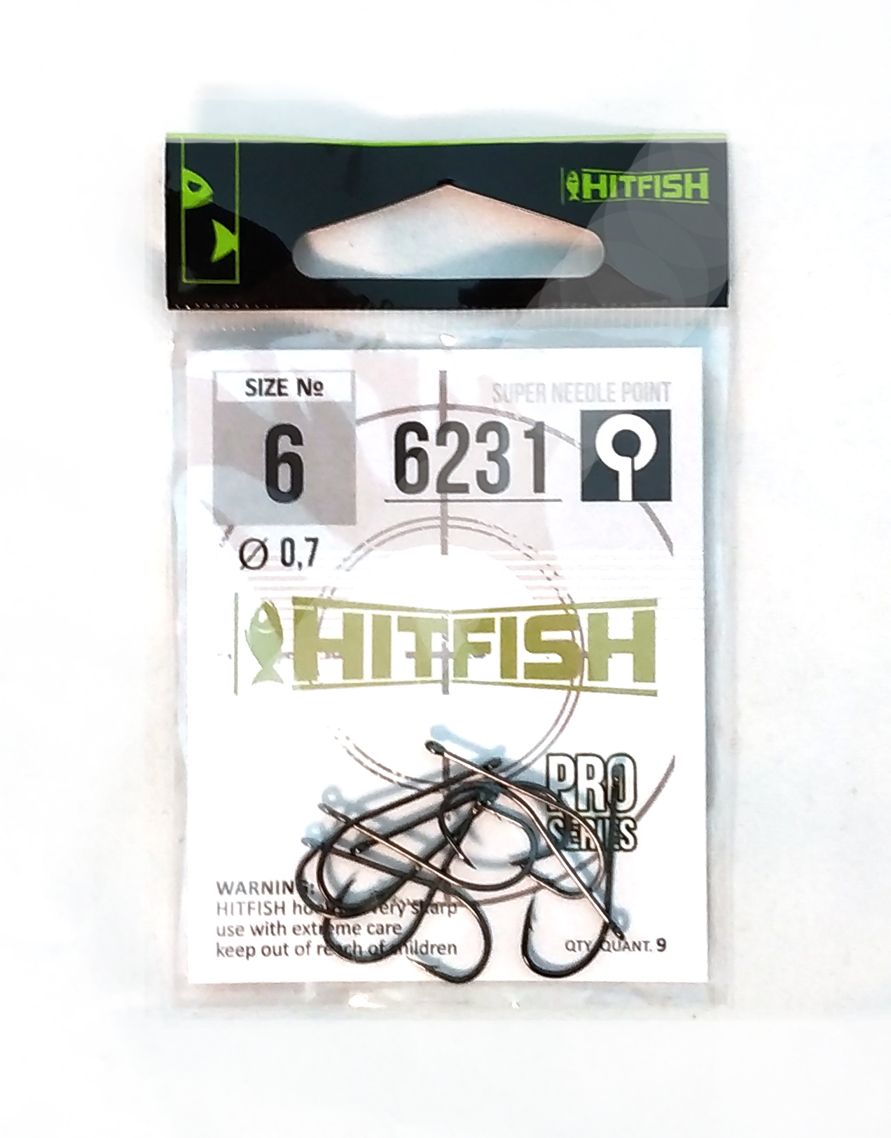 картинка Одинарный крючок HITFISH 6231 от производителя Hitfish