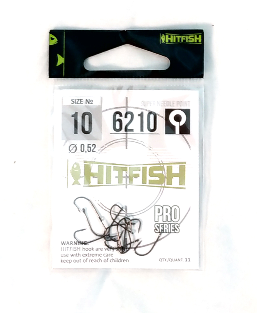 картинка Одинарный крючок HITFISH 6210 от производителя Hitfish