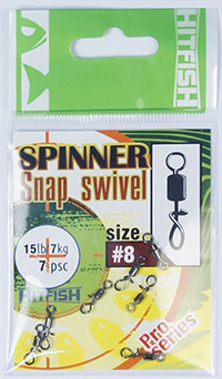 картинка Вертлюг с застежкой HITFISH Spiner Snap Swivel от производителя Hitfish