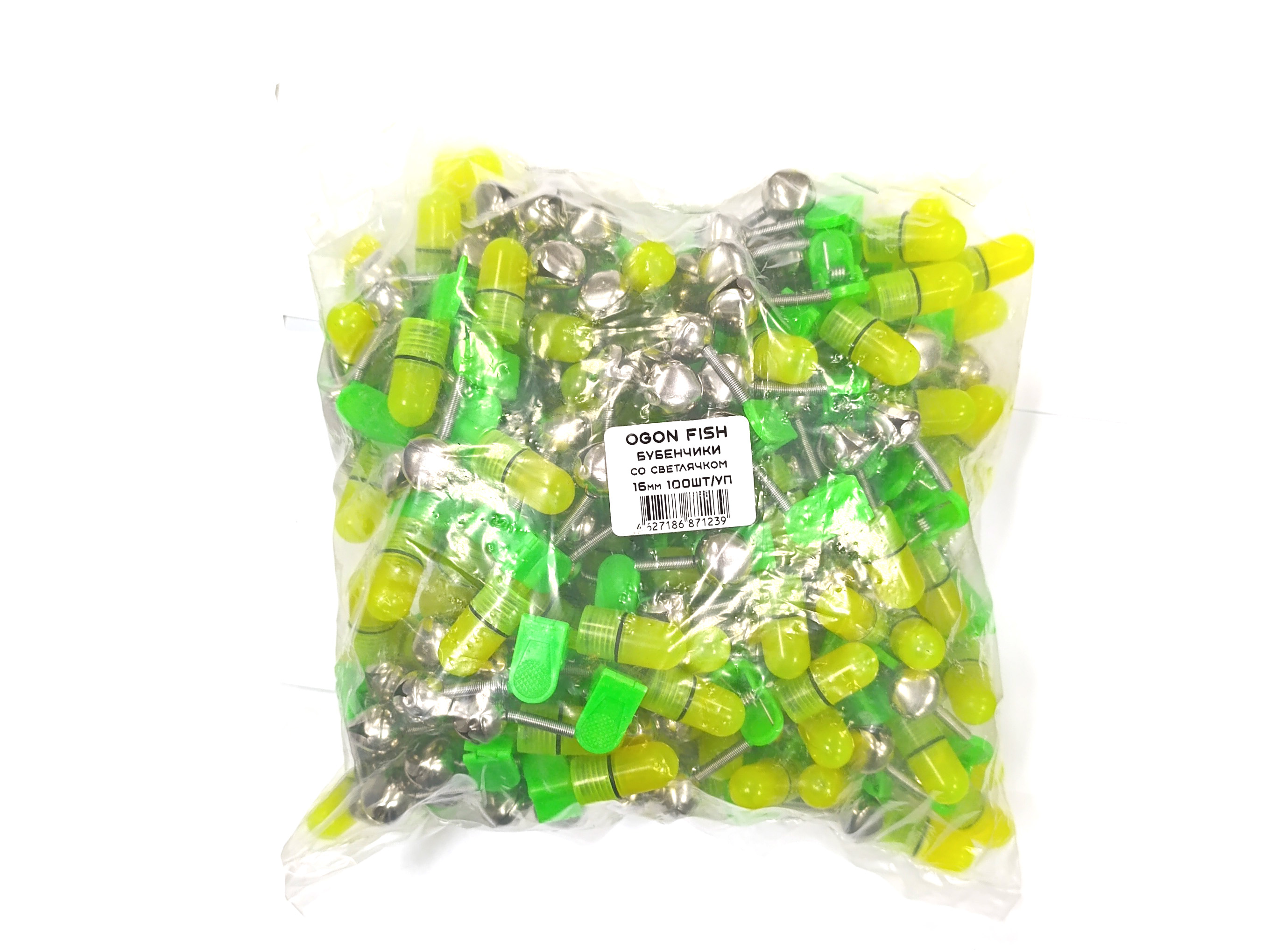 картинка Бубенчики со светлячком OGON FISH 100 шт от производителя Hitfish