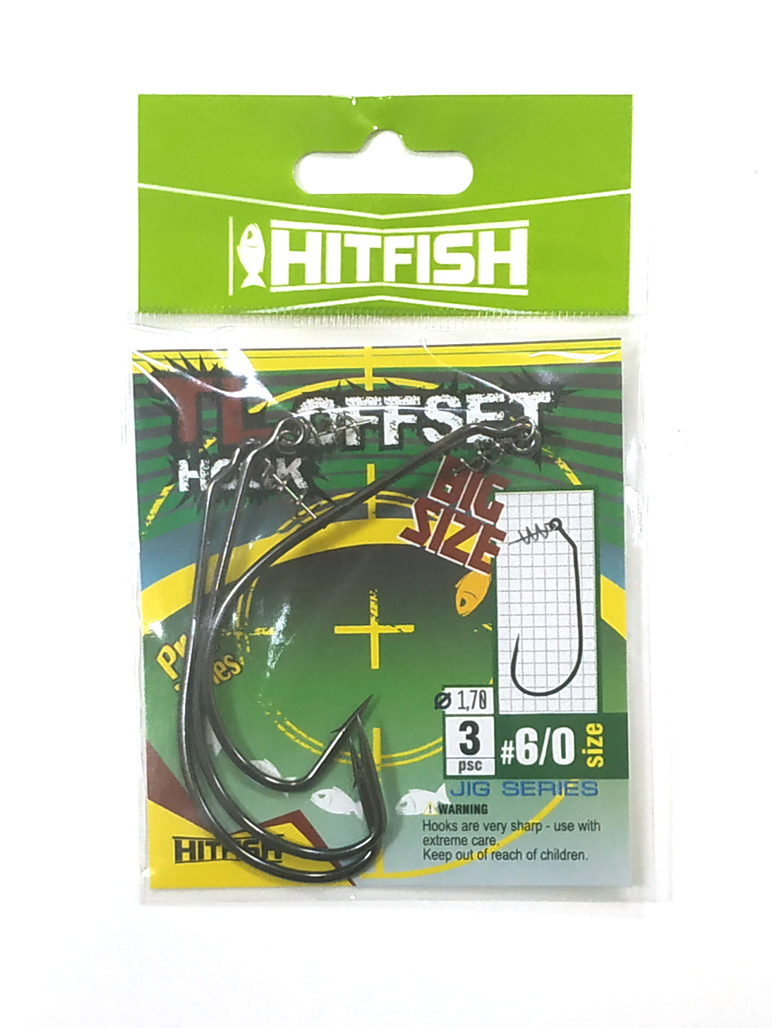 картинка Офсетный крючок TL Offset Hook от производителя Hitfish