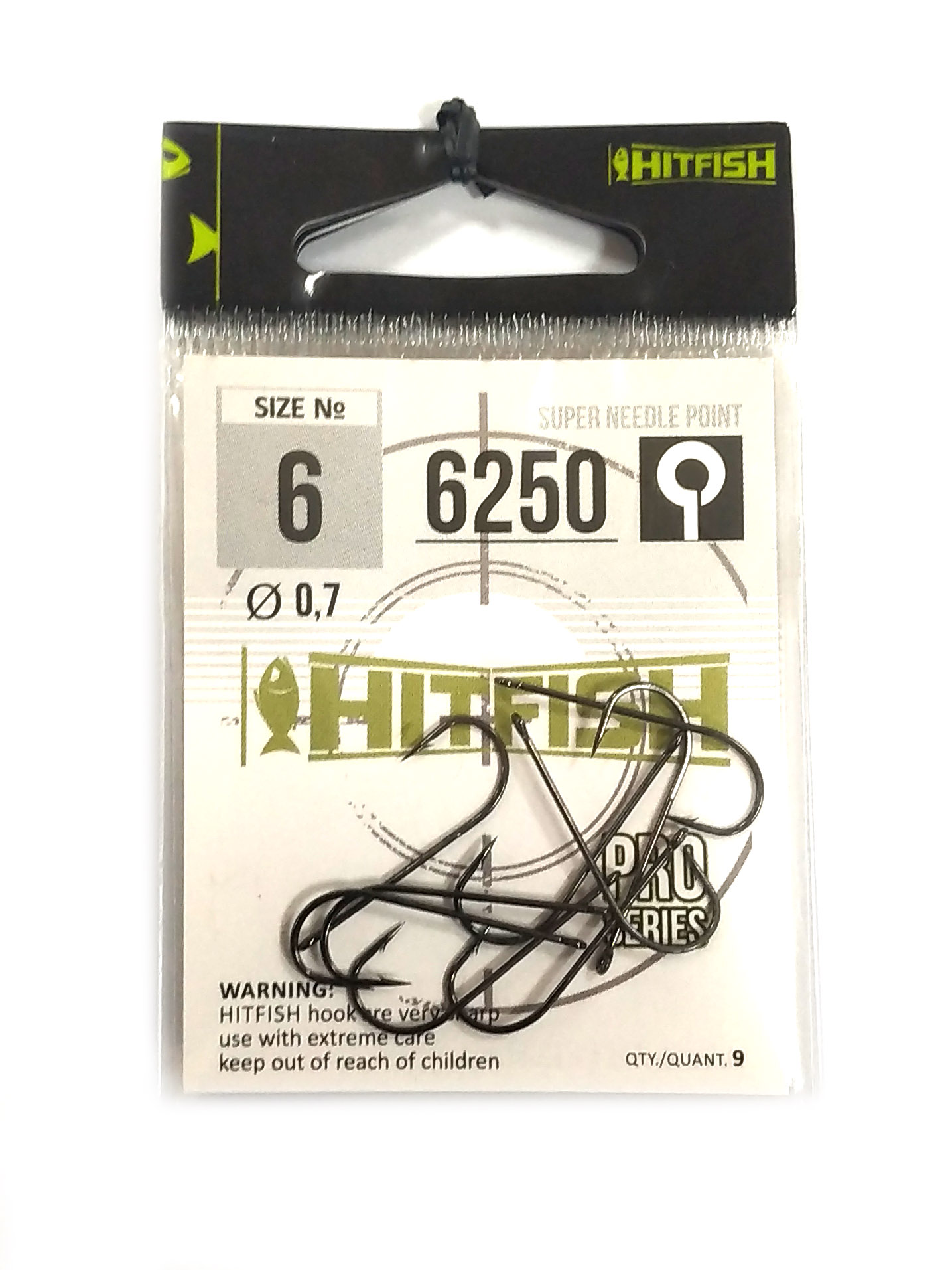 картинка Одинарный крючок HITFISH 6250 от производителя Hitfish